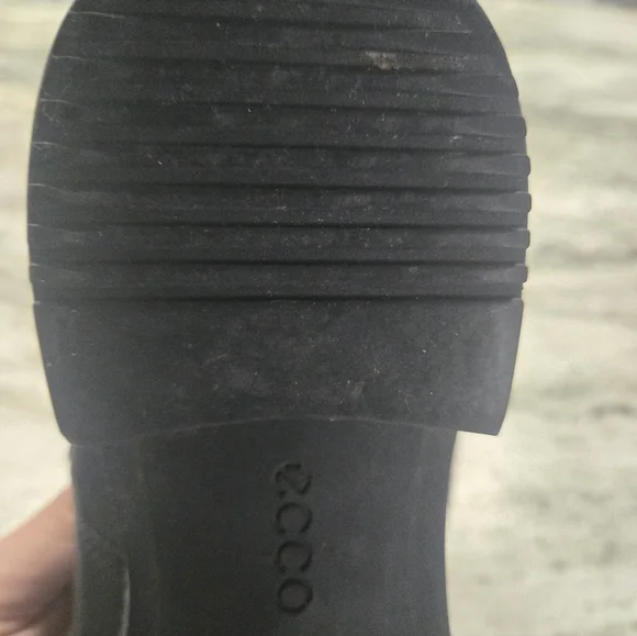 Ladies Ecco Sartorelle 25 Black Leather Ankle Boots - Picture 7 of 7